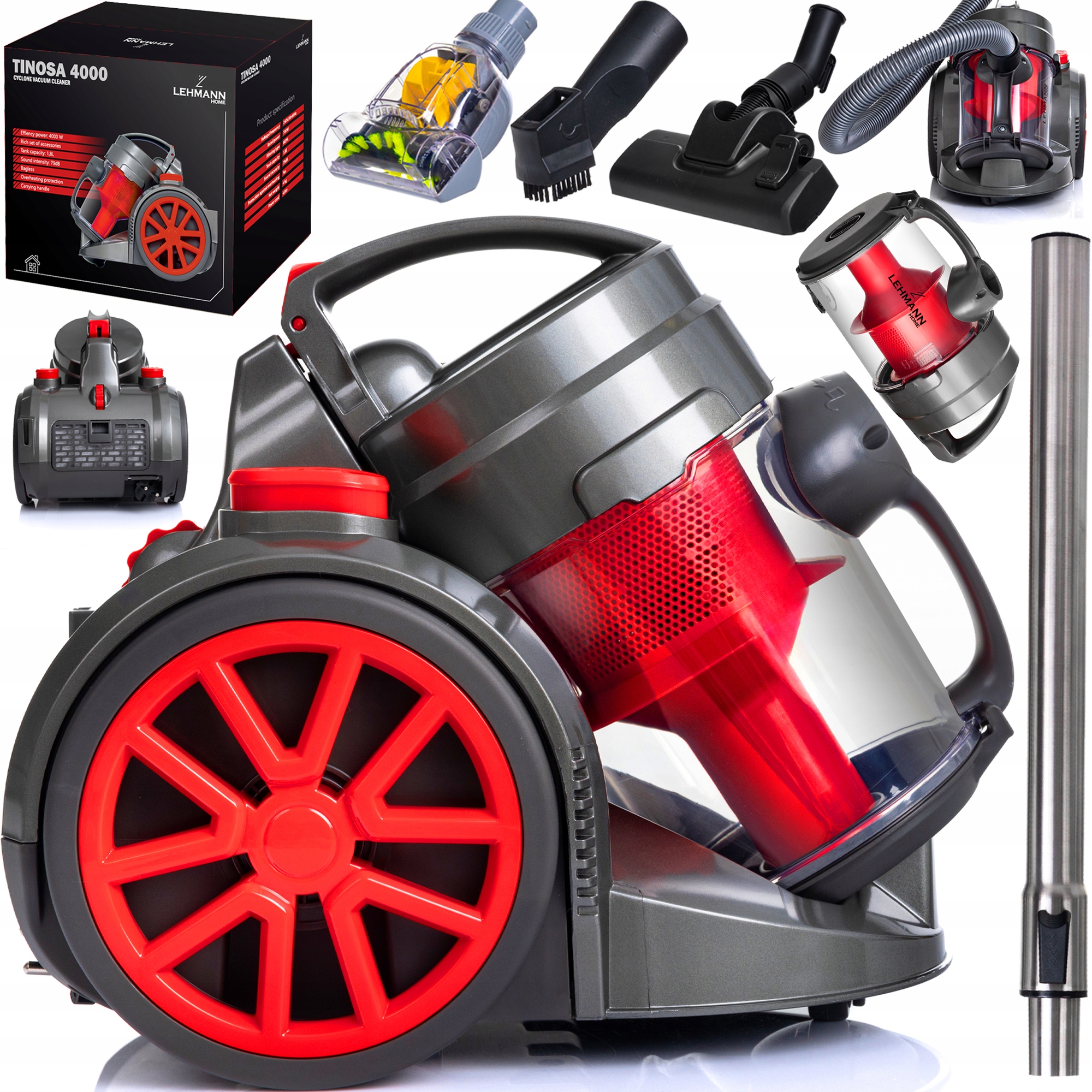 Bezvreckový vysávač Lehmann Tinosa 4000W
